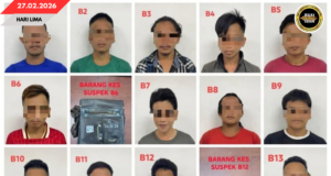 13 IKU LELAKI DITANGKAP DALAM OPERASYEN NARKOTIK BA BAU