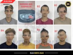 TUJUH IKU LELAKI DITAN BA PENGAWA OPERASYEN NGENYIT NARKOTIK DI BAU