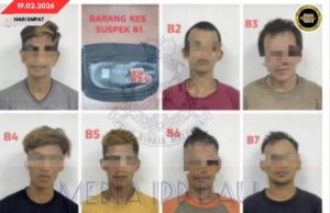 TUJUH IKU LELAKI DITAN BA PENGAWA OPERASYEN NGENYIT NARKOTIK DI BAU