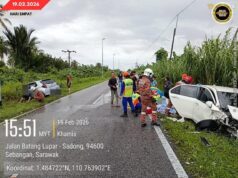 ENAM IKU BAKAL BA PENUSAH AKSIDEN DI SIMUNJAN