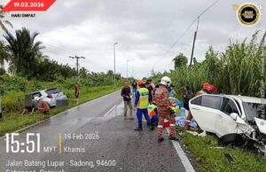 ENAM IKU BAKAL BA PENUSAH AKSIDEN DI SIMUNJAN