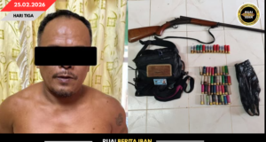 LELAKI BEUMUR 69 TAUN BEBADI KENA TIMBAK BA SEBUAH RUMAH PANJAI DI JULAU