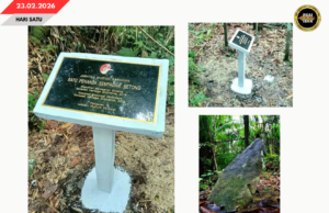 BATU TANAM DEMONG UKAI GARIS MENUA BETONG TANG LAMBANG PESAKA RUANG BILIK