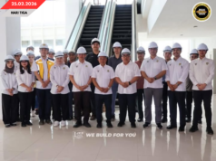 BEGUNAN PENTADBIRAN BARU BINTULU 96.75 PERATUS UDAH TEMBU