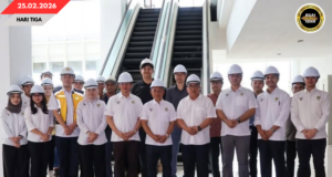 BEGUNAN PENTADBIRAN BARU BINTULU 96.75 PERATUS UDAH TEMBU