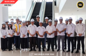 BEGUNAN PENTADBIRAN BARU BINTULU 96.75 PERATUS UDAH TEMBU