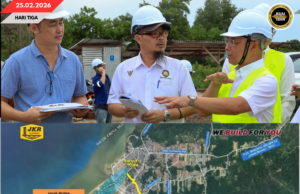 PROJEK JALAI BEGEMBAR NUJU PADANG BILUN BINTULU NYAPAI 9.82 PERATUS