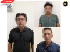 TIGA IKU LELAKI DITANGKAP KETEGAL DIPELABA BISI KAUL SALAH GUNA DADAH BA SUNGAI ASAP