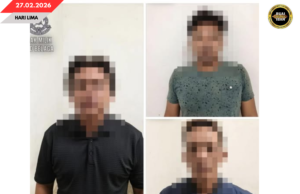 TIGA IKU LELAKI DITANGKAP KETEGAL DIPELABA BISI KAUL SALAH GUNA DADAH BA SUNGAI ASAP