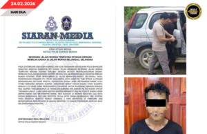 NGEMBUAN DADAH 0.15 GRAM, SIKU LELAKI DITAN BA MUKAH-SELANGAU