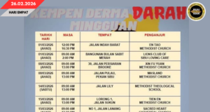 KIMPIN MERI DARAH MAC 2026 MERANSANG MENSIA MAYUH MERAMBU MERI DARAH NYERUMBA MUSIN PENGERAMI