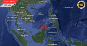 TANAH BERENYANG 6.8 MAGNITUD DI KOTA KINABALU, NADAI PENUSAH TSUNAMI DIRIPOTKA NYADI