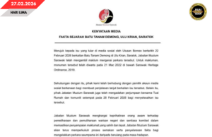 PIAK BEKUASA NGAMBI ATUR ENGGAU LENGKAS BEKAUL ENGGAU ISU VIRAL TUGU PESAKA ASAL