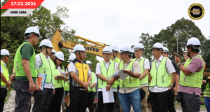 JKR SARAWAK MERESA SERETA MANSIK PROJEK NGAGA BARU JEMATAN SG MUSAH, PENYULUT KEDIATU 4.14 PERATUS