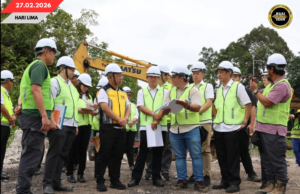 JKR SARAWAK MERESA SERETA MANSIK PROJEK NGAGA BARU JEMATAN SG MUSAH, PENYULUT KEDIATU 4.14 PERATUS