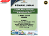 KLINIK PENGERAI TAMAN MALIHAH DEKA BEOPERASYEN BA BEGUNAN BARU BERENGKAH 2 MAC 2026 TU