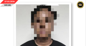 SIKU LELAKI DITANGKAP KETEGAL DIPELABAKA NGAUL PENGAWA LOTERI TI NADAI LISIN BA BAU