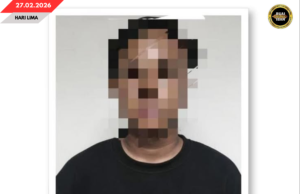 SIKU LELAKI DITANGKAP KETEGAL DIPELABAKA NGAUL PENGAWA LOTERI TI NADAI LISIN BA BAU