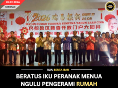 BERATUS IKU PERANAK MENUA NGULU PENGERAMI RUMAH TEBUKA TAUN BARU CINA PDP DI BINTULU