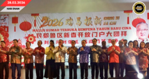 BERATUS IKU PERANAK MENUA NGULU PENGERAMI RUMAH TEBUKA TAUN BARU CINA PDP DI BINTULU