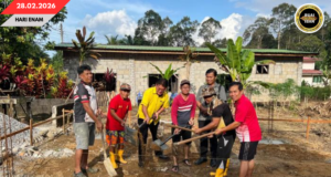 RUMAH ADAT KAMPUNG SEBAKO BEUNGKUS RM100,000 DIGAGA BARU NENGAH AGIH BELANJA UNIFOR