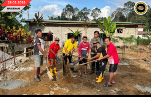 RUMAH ADAT KAMPUNG SEBAKO BEUNGKUS RM100,000 DIGAGA BARU NENGAH AGIH BELANJA UNIFOR