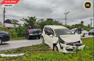 TIGA BUAH PERENGKA PENGANGKUT AKSIDEN BA JALAI KELUPU, NADAI KES BEBADI NYADI