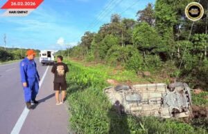 DUA IKU LELAKI BAKAL BA PENUSAH EKSIDEN KEDIRI EMPU BA SIMPANG BUKUT, SELANGAU