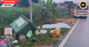 SIKU DERIBA MOTOSIKAL BEBADI BA PENUSAH AKSIDEN KEDIRI BA JALAN KELUPU
