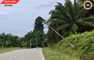 DUA TIANG CHUNDUNG DI BELAGA BEGUNAKA ATUR LENGKAS ARI PIAK TI BETANGGUNGJAWAB