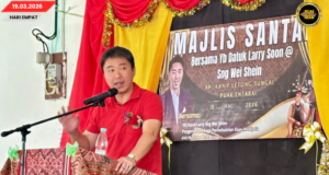 PROJEK SEJATI MADANI NEGAPKA EKONOMI RUMAH PANJAI, PENGAWA TERANG DEKA NGEMUJURKA PROJEK – DATUK LARRY SNG