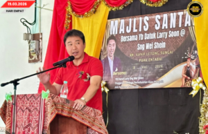 PROJEK SEJATI MADANI NEGAPKA EKONOMI RUMAH PANJAI, PENGAWA TERANG DEKA NGEMUJURKA PROJEK – DATUK LARRY SNG