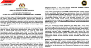 Kes rabies nabanka nyawa siku anak mit di Kuching, Sarawak ngerikod 93 kes kenyau 2017