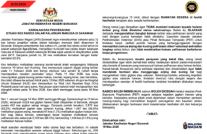 Kes rabies nabanka nyawa siku anak mit di Kuching, Sarawak ngerikod 93 kes kenyau 2017