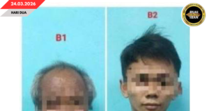 Dua iku lelaki ditan ba OP Tapis di Bau, Positif dadah