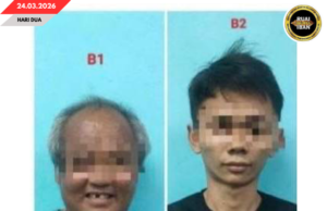 Dua iku lelaki ditan ba OP Tapis di Bau, Positif dadah