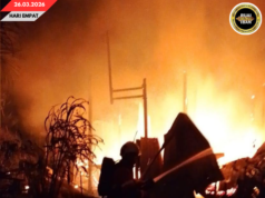 Rumah PPRT enggau rumah sarang burung angus tumu pagi di Daro