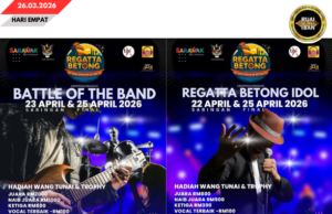 Regatta Betong 2026 Ngerichahka Panggau: “Battle of the Band” enggau “Betong Idol” Perais Besai Nganti Pemenang
