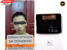 SIKU PELAJAR BEUMUR 20 TAUN DITAN KETEGAL NGEMBUAN SYABU DI SERIAN