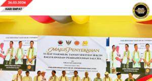 Sepenyampau 373 lot tanah berejista enggau pemesai 626 hektar udah disuaka ngagai 345 iku pengempu