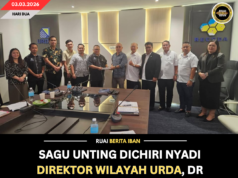 SAGU UNTING DICHIRI NYADI DIREKTOR WILAYAH URDA, DR NELSON BRANDAH SERAH PANGKU PENGAWA
