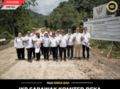 JKR SARAWAK KOMITED DEKA NGENYAMPATKA PENGAWA NGAGA PROJEK JEMATAN BA KANDANG MENUA BARAM