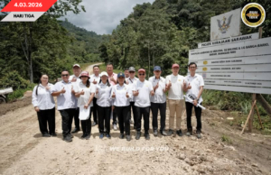 JKR SARAWAK KOMITED DEKA NGENYAMPATKA PENGAWA NGAGA PROJEK JEMATAN BA KANDANG MENUA BARAM