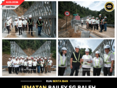 JEMATAN BAILEY SG BALEH BAILEY LIMA BULAN TEMBU TUMU ARI TIMPUH, NEGAPKA AKSES UNGKUP PERANAK MENUA PESISIR