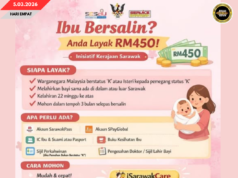 BANTU BERANAK SEPENYAMPAU RM450 NGAYANKA KOMITMEN PERINTAH SARAWAK BA PENGIBUH