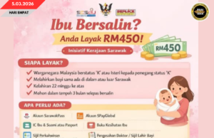 BANTU BERANAK SEPENYAMPAU RM450 NGAYANKA KOMITMEN PERINTAH SARAWAK BA PENGIBUH