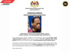 KABAN SEBILIK TAUKA ARIS JOSHUA ANAK LIMBANG DIPINTA DATAI KE SEPITAL BINTULU