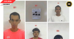 ENAM IKU LELAKI DITAN DALAM OPERASYEN NARKOTIK BA KAMPUNG SERASOT, BAU
