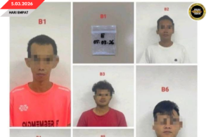 ENAM IKU LELAKI DITAN DALAM OPERASYEN NARKOTIK BA KAMPUNG SERASOT, BAU