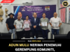 ADUN MULU NERIMA PENEMUAI GEREMPUNG KOMUNITI, NYUAKA ‘PLAK PROJEK’ PPRMS ENGGAU UNIFOR DI MIRI